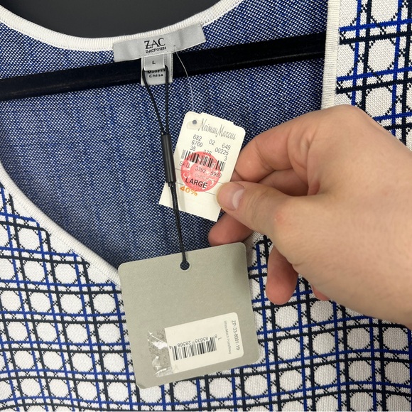 MATCHING SET - Zac Posen Knit Printed Jacket and Dress Set - Picture 7 of 17